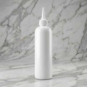 Bala Dosificadora 500 ML Blanca ,Tapa Punta