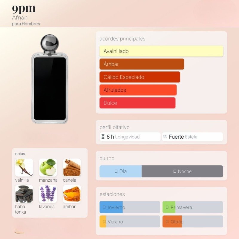 9pm By Afnan Para Hombres - Image 2