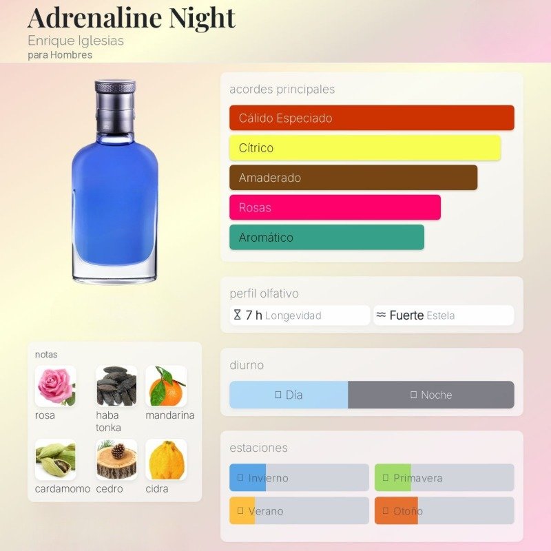 Adrenaline Nigth By Enrique Iglesias Para Hombre - Image 2