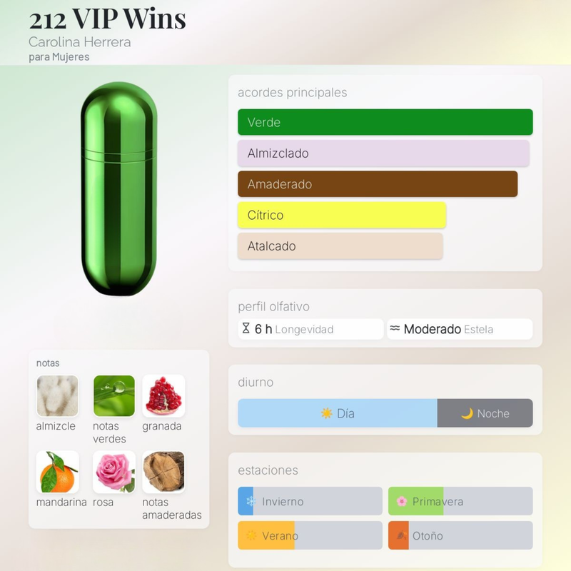 212 VIP Wins By Carolina Herrera Para Mujeres - Image 2