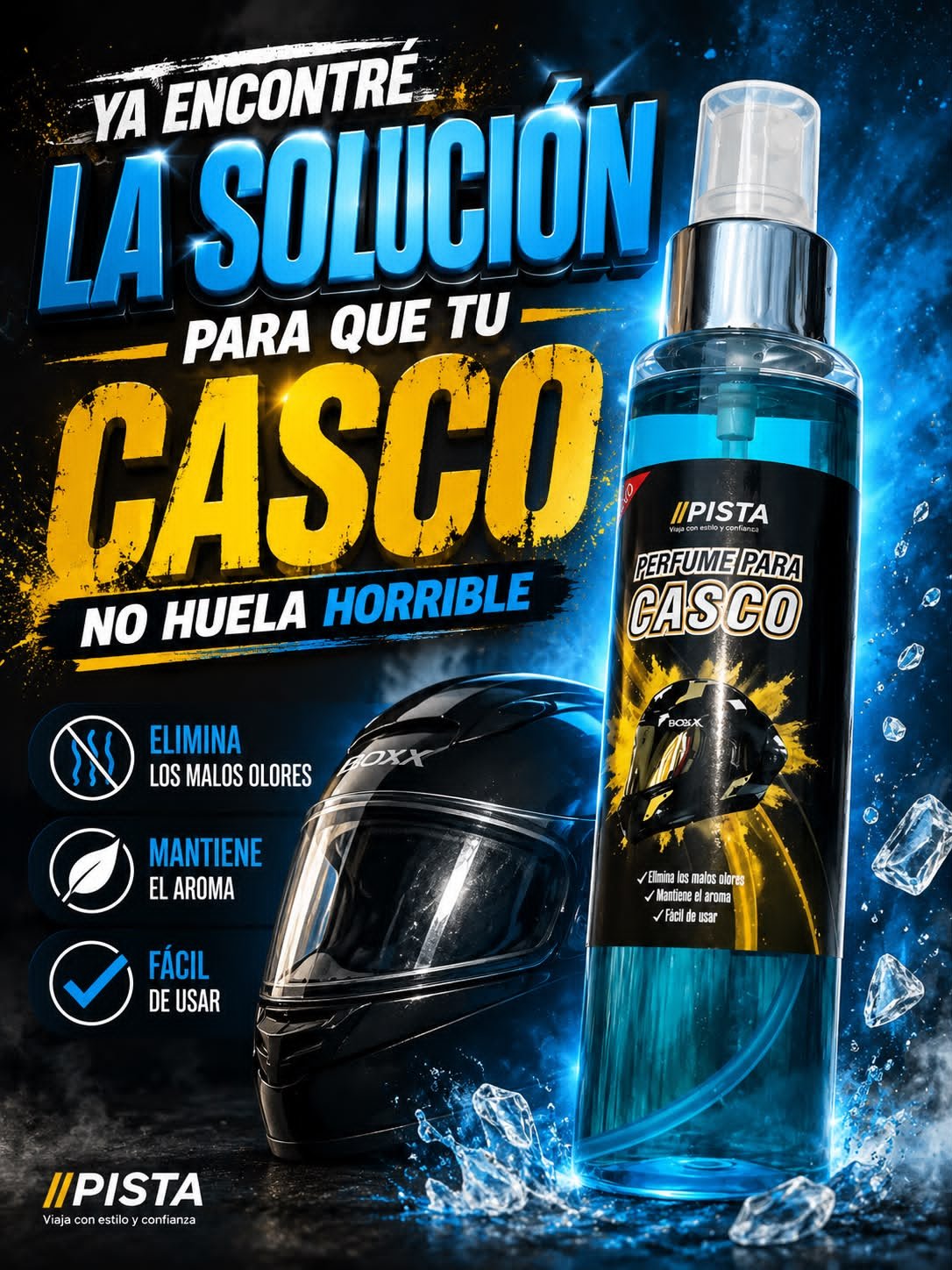 Pista Perfume Para Cascos de Motos - Image 2