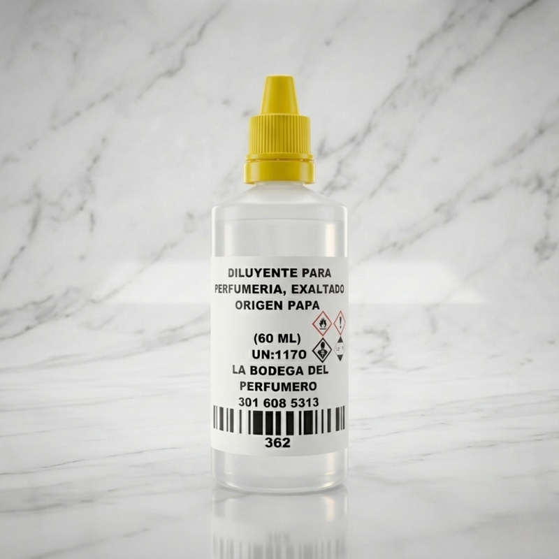 Diluyente para Perfumeria 60 ML Exaltado (Origen Papa)